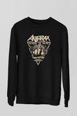 Anthrax Siyah Unisex Sweatshirt