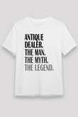 Antika satıcısı Beyaz Unisex Tişört T-Shirt - TişörtFabrikası