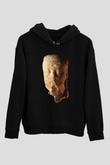 Antika satıcısı Siyah Unisex Kapşonlu Sweatshirt