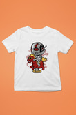 Antman Riding Horse Baskılı Unisex Beyaz Çocuk Tişört