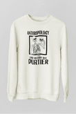 Antropolog Beyaz Unisex Sweatshirt