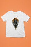 Anubis Baskılı Beyaz Unisex Beyaz Çocuk Tişört - Tshirt
