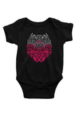 Anubis Baskılı Unisex Siyah Bebek Body - Zıbın
