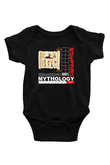 Anubis Baskılı Unisex Siyah Bebek Body - Zıbın