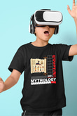 Anubis Baskılı Unisex Siyah Çocuk Tişört - Tshirt
