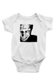 Aphex Twin Baskılı Beyaz Unisex Bebek Body - Zıbın