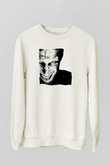 Aphex Twin Baskılı Beyaz Unisex Sweatshirt