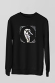 Arcade Fire Baskılı Unisex Siyah Sweatshirt