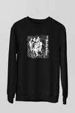 Arcade Fire Baskılı Unisex Siyah Sweatshirt