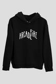 Arcade Fire Siyah Unisex Kapüşonlu Sweatshirt