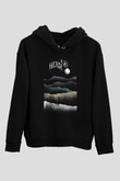 Arcade Fire Siyah Unisex Kapüşonlu Sweatshirt