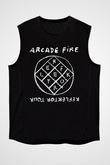 Arcade Fire Siyah Unisex Kolsuz Tişört