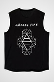 Arcade Fire Siyah Unisex Kolsuz Tişört