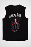 Arcade Fire Siyah Unisex Kolsuz Tişört