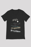 Arcade Fire Siyah Unisex V Yaka Tişört T-Shirt