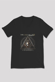 Arch Enemy Baskılı Unisex Siyah V Yaka Tişört
