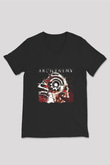 Arch Enemy Baskılı Unisex Siyah V Yaka Tişört