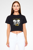 Arch Enemy Siyah Crop Top Tişört