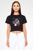 Arch Enemy Siyah Crop Top Tişört
