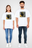 Architects Baskılı Unisex Beyaz Oversize Tişört
