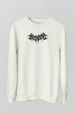 Archspire Baskılı Beyaz Unisex Sweatshirt