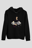 Arctic Monkeys Alex Turner Siyah Unisex Kapüşonlu Sweatshirt