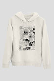 Arctic Monkeys Anticipation Beyaz Unisex Kapüşonlu Sweatshirt