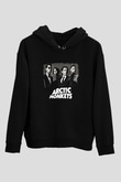 Arctic Monkeys Baskılı Unisex Siyah Hoodie
