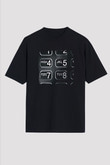 Arctic Monkeys Baskılı Unisex Siyah Oversize Tişört