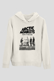 Arctic Monkeys Beyaz Unisex Hoodie