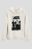 Arctic Monkeys Beyaz Unisex Hoodie