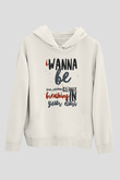 Arctic Monkeys Beyaz Unisex Kapüşonlu Sweatshirt