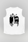 Arctic Monkeys Beyaz Unisex Kolsuz Tişört