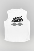Arctic Monkeys Beyaz Unisex Kolsuz Tişört