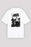 Arctic Monkeys Beyaz Unisex Oversize Tişört T-Shirt