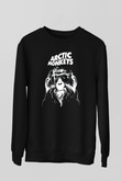 Arctic Monkeys Gözlüklü Maymun Siyah Unisex Sweatshirt