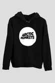 Arctic Monkeys Siyah Unisex Kapüşonlu Sweatshirt