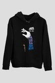 Arctic Monkeys Siyah Unisex Kapüşonlu Sweatshirt