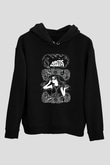 Arctic Monkeys Siyah Unisex Kapüşonlu Sweatshirt