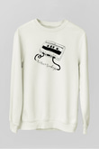 Arctic Monkeys Why'd You Only Call Me When You're High Beyaz Unisex Sweatshirt