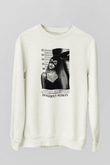 Ariana Grande Beyaz Unisex Sweatshirt