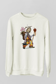 Arıcı Beyaz Unisex Sweatshirt