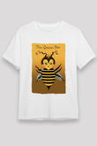 Arıcı Beyaz Unisex Tişört T-Shirt - TişörtFabrikası