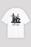 Aristocrats Baskılı Beyaz Unisex Oversize Tişört - Tshirt