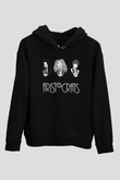 Aristocrats Baskılı Unisex Siyah Kapüşonlu Sweatshirt