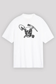 Arkeolog Beyaz Unisex Oversize Tişört T-Shirt