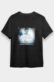 Armin Van Buuren Baskılı Unisex Siyah Tişört