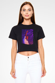 Armin Van Buuren Siyah  Crop Top Tişört