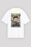 Army Of Darkness Baskılı Unisex Beyaz Oversize Tişört
