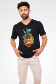 Army of Darkness Siyah Unisex  V Yaka Tişört